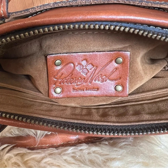 Patricia Nash Paris Tooled Leather Small Satchel - Picture 4 of 9